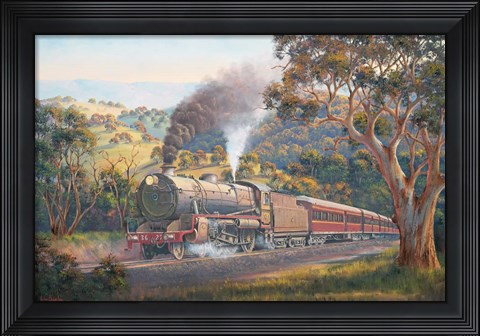 Framed Western Express Print