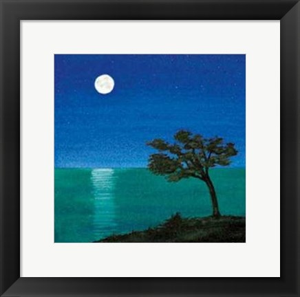 Framed Notturno Mediterraneo II Print