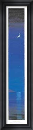 Framed Notturno Sul Mare Print