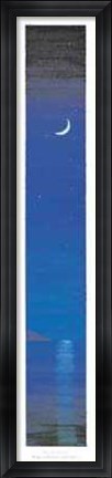 Framed Notturno Sul Mare Print