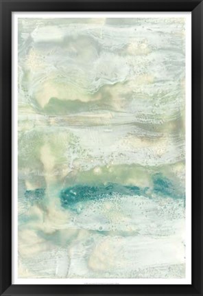 Framed Serene Seafoam II Print