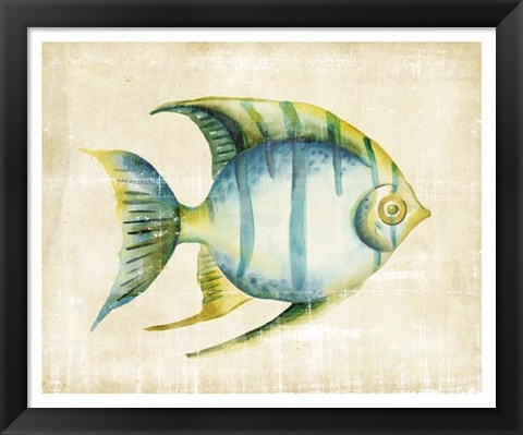 Framed Aquarium Fish I Print