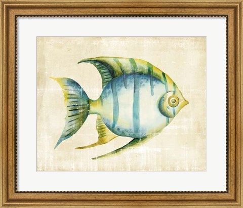 Framed Aquarium Fish I Print