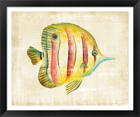 Framed Aquarium Fish III Print