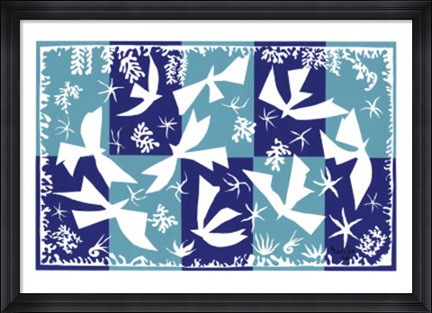 Framed Polynesie le Ciel Print