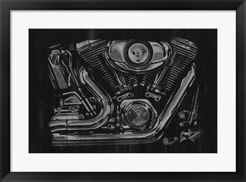 Framed Polished Chrome II Print