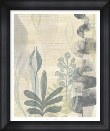 Framed Undersea Garden I Print