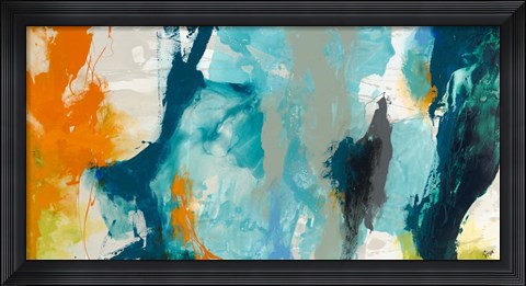 Framed Tidal Abstract II Print