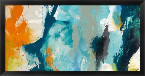 Framed Tidal Abstract II Print