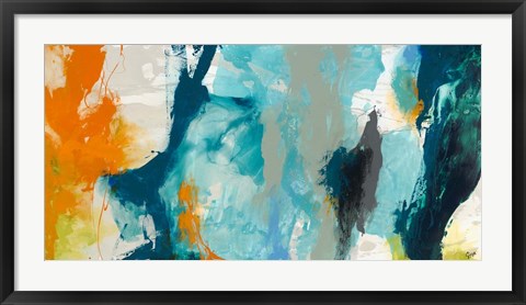 Framed Tidal Abstract II Print