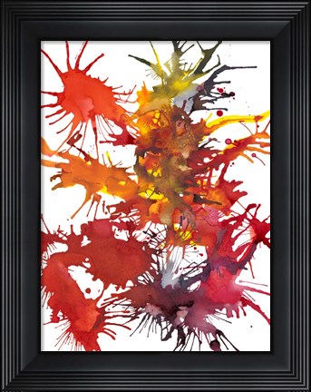 Framed Fireworks Display I Print