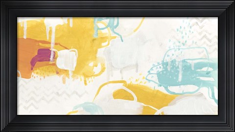 Framed Playful Color I Print