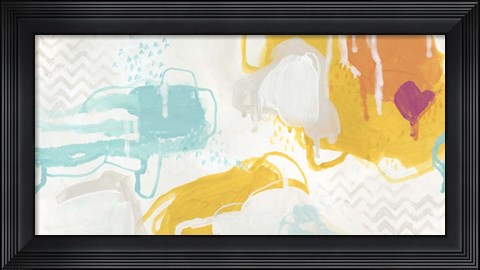 Framed Playful Color II Print