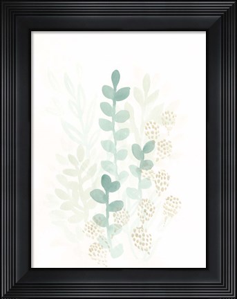Framed Sprout Flowers I Print