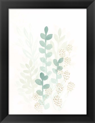 Framed Sprout Flowers I Print