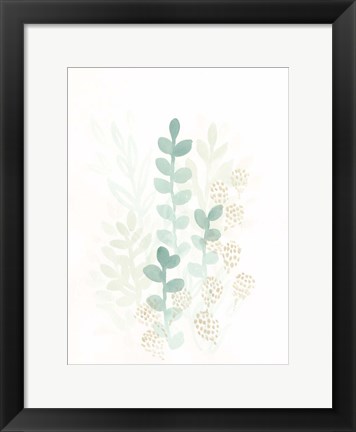 Framed Sprout Flowers I Print