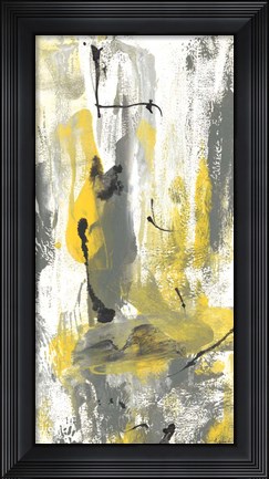 Framed Grey Movement I Print