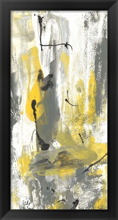 Framed Grey Movement I Print