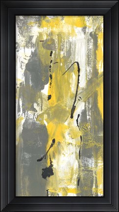 Framed Grey Movement II Print