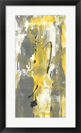 Framed Grey Movement II Print