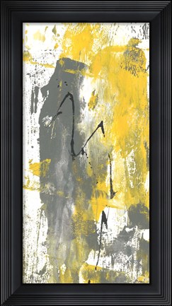 Framed Grey Movement IV Print