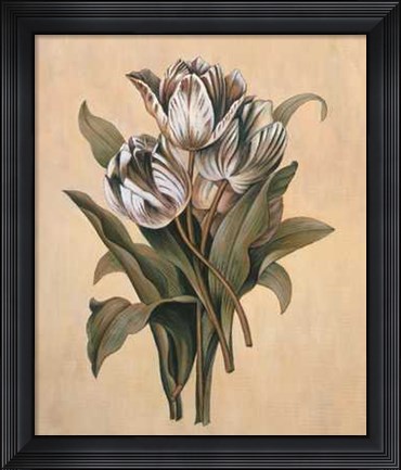 Framed Tulips I Print