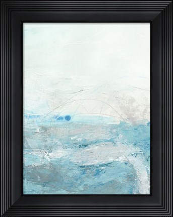 Framed Glass Sea II Print
