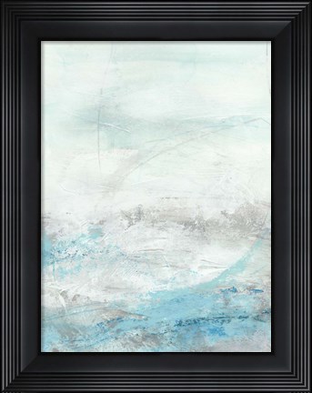 Framed Glass Sea III Print