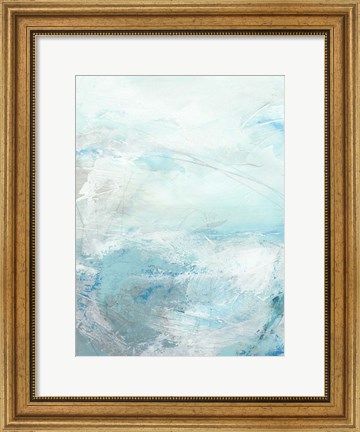 Framed Glass Sea IV Print