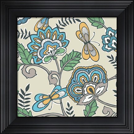 Framed Namaste Floral II Print