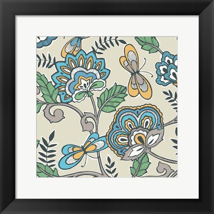 Framed Namaste Floral II Print