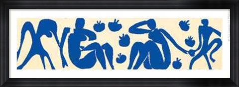 Framed Femmes et Singes Print