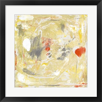 Framed Lemon Jostle II Print