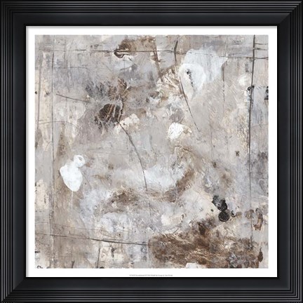 Framed Neutral Jostle II Print