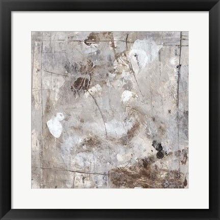 Framed Neutral Jostle II Print