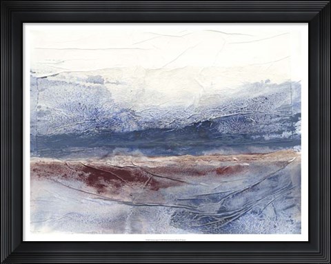 Framed Horizon Spray I Print