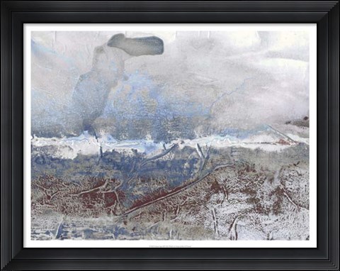 Framed Horizon Spray III Print