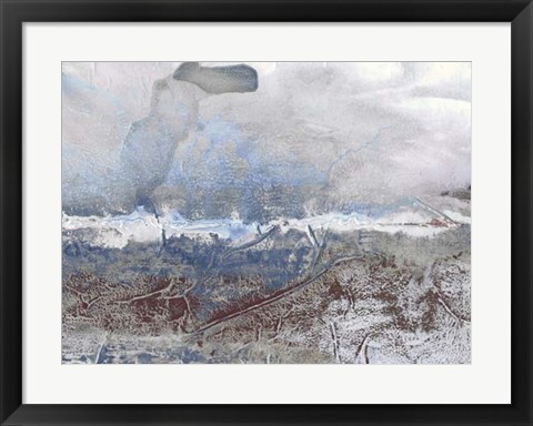 Framed Horizon Spray III Print