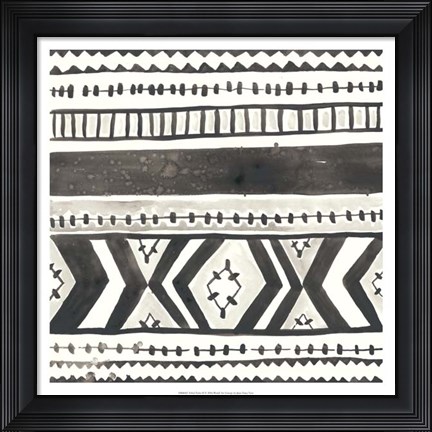 Framed Tribal Echo II Print