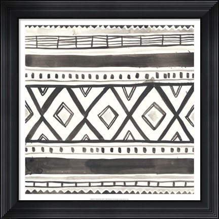 Framed Tribal Echo III Print
