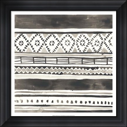 Framed Tribal Echo IV Print