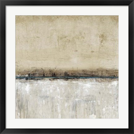 Framed Blue Line II Print