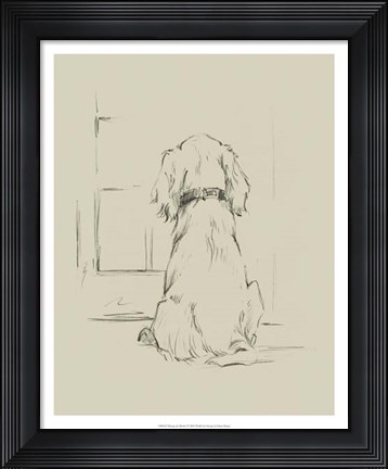 Framed Waiting for Master I Print