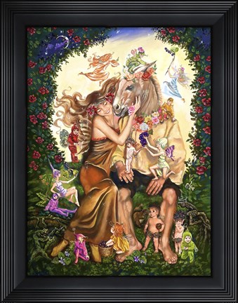Framed Bottom And Titania Print