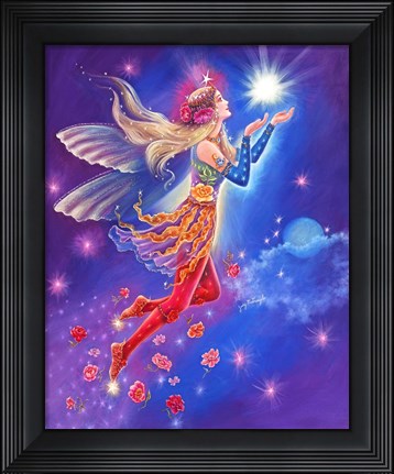 Framed Follow Your Shining Star Print