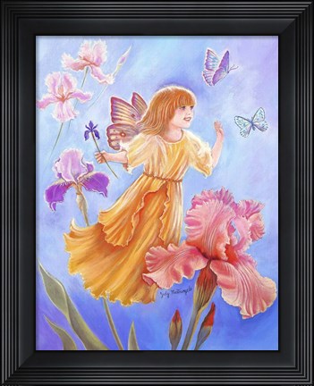 Framed Iris Fairy Print