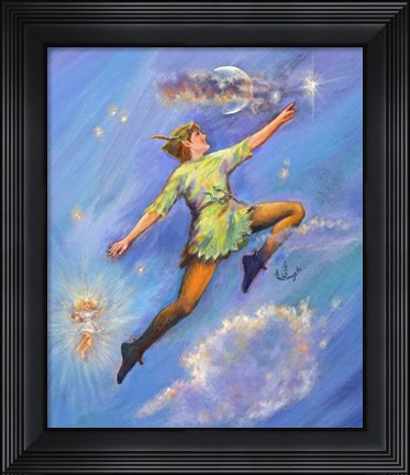 Framed Peter Pan Print
