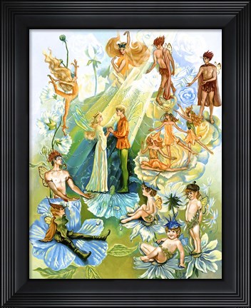 Framed Thumbelina&#39;s Wedding Print