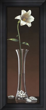 Framed Lily Haiku Print