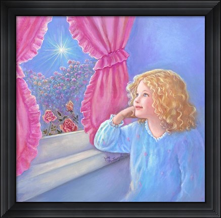 Framed Dreaming On A Star Print
